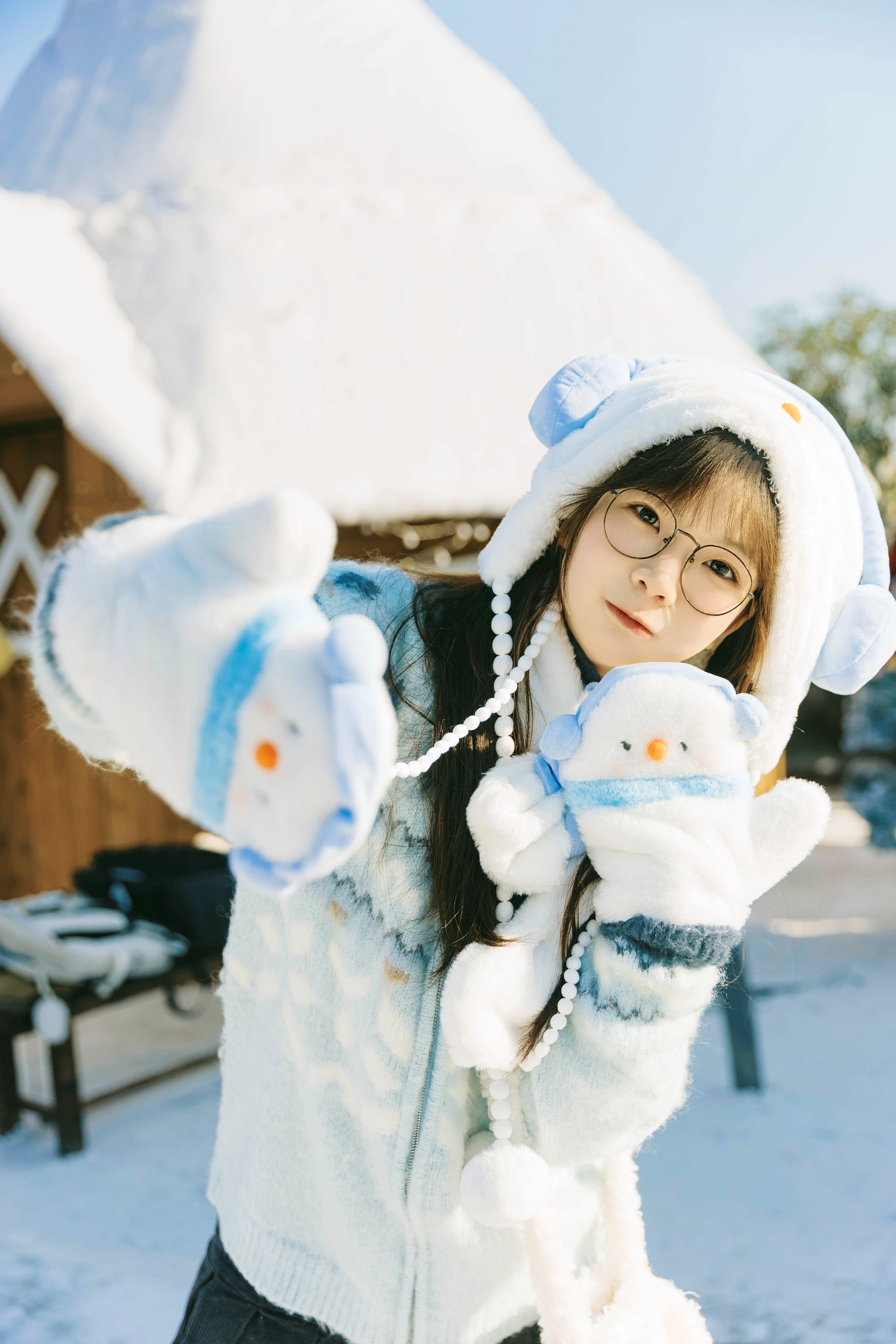 [YITUYU艺图语]2025.02.19 雪景氛围感 一颗小橙子哎 2